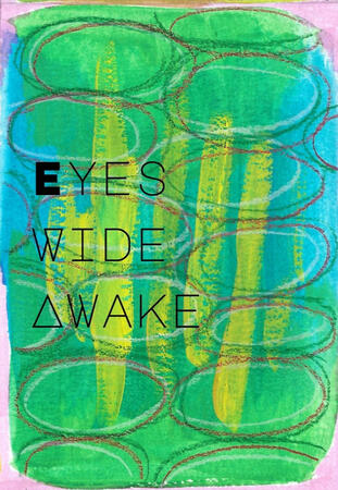 Eyes wide awake, a non verbal zine, 2023